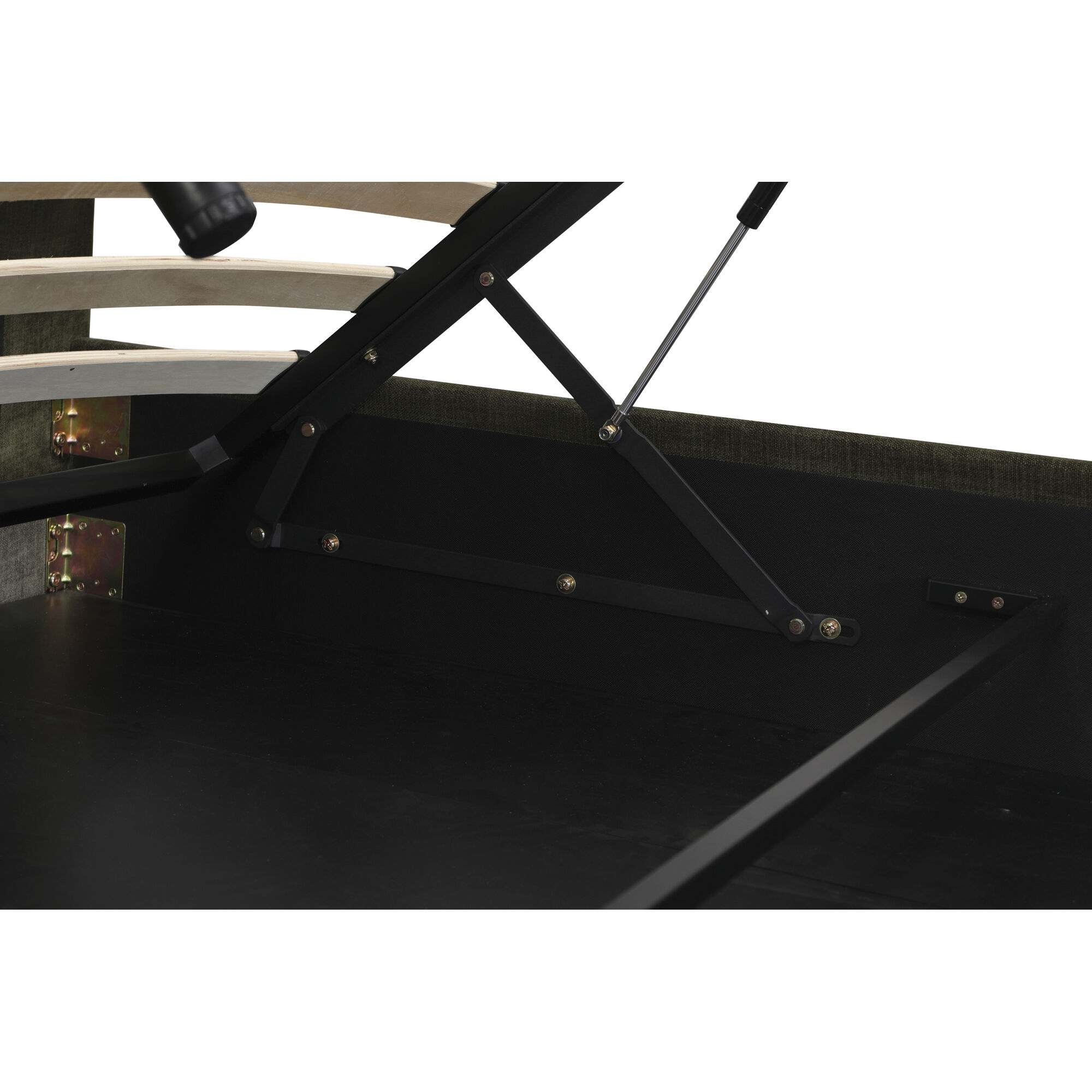 Sebastion Green Storage Bed, Queen